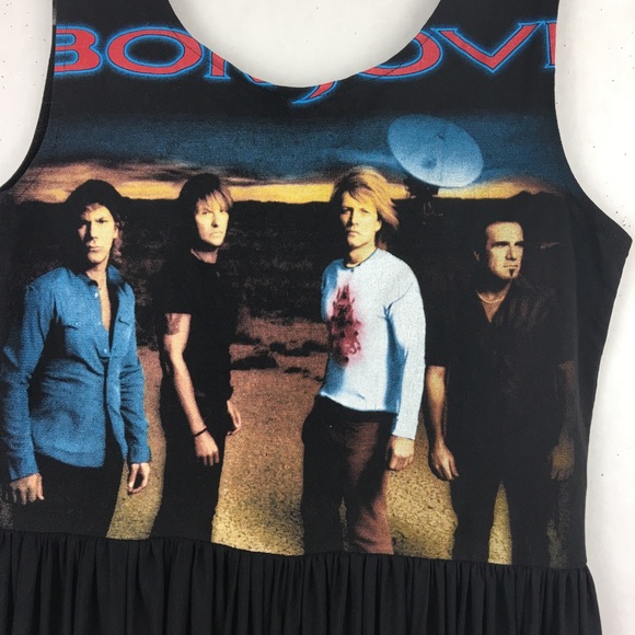 BON JOVI Graphic Mini Dress Tunic - Picture 4 of 5